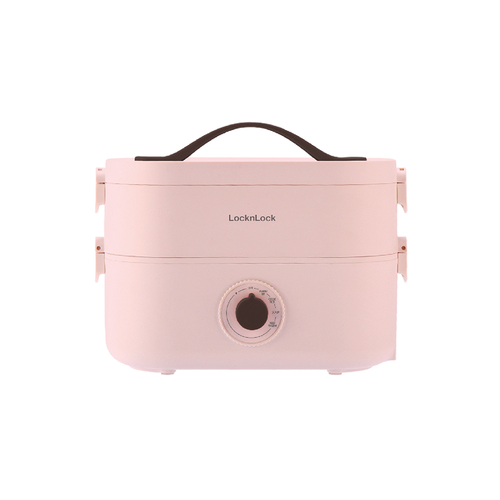 Hộp Cơm Điện - LocknLock Portable Heating Lunch Box 220V, 50Hz, 270W, 1.3L - 2 Màu (Hồng, Trắng) - EJR211, , large image number 4